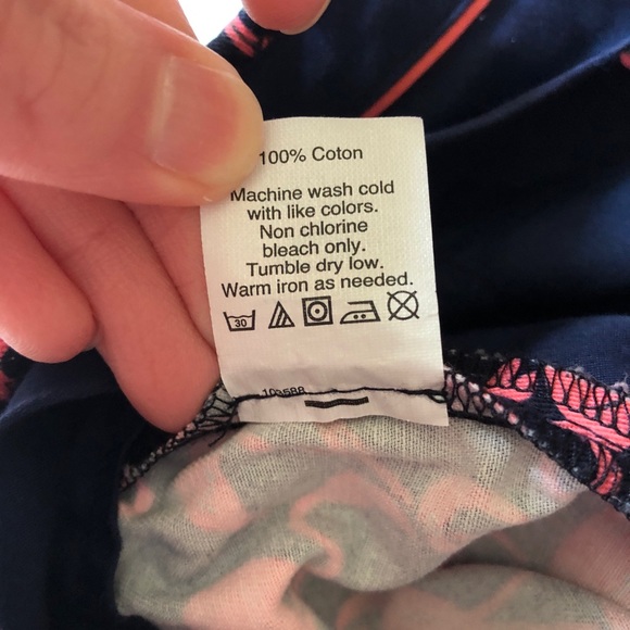 J. Crew factory navy and pink flamingo shorts - Picture 5 of 5